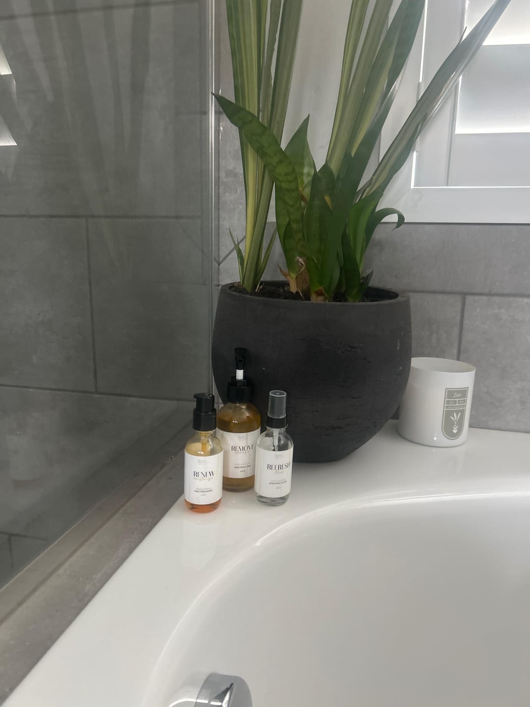 Customer photo review of Glow Up All Natural, Organic Skin Care Set to Heal Skin