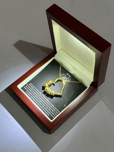 Customer photo review of "The Heart of the Family" Necklace