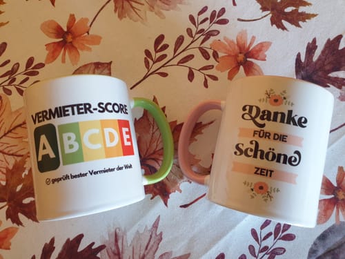 Customer photo review of Vermieter-Score Tasse Geschenk Bester Vermieter Der Welt Abschied Witz Abschiedsgeschenk