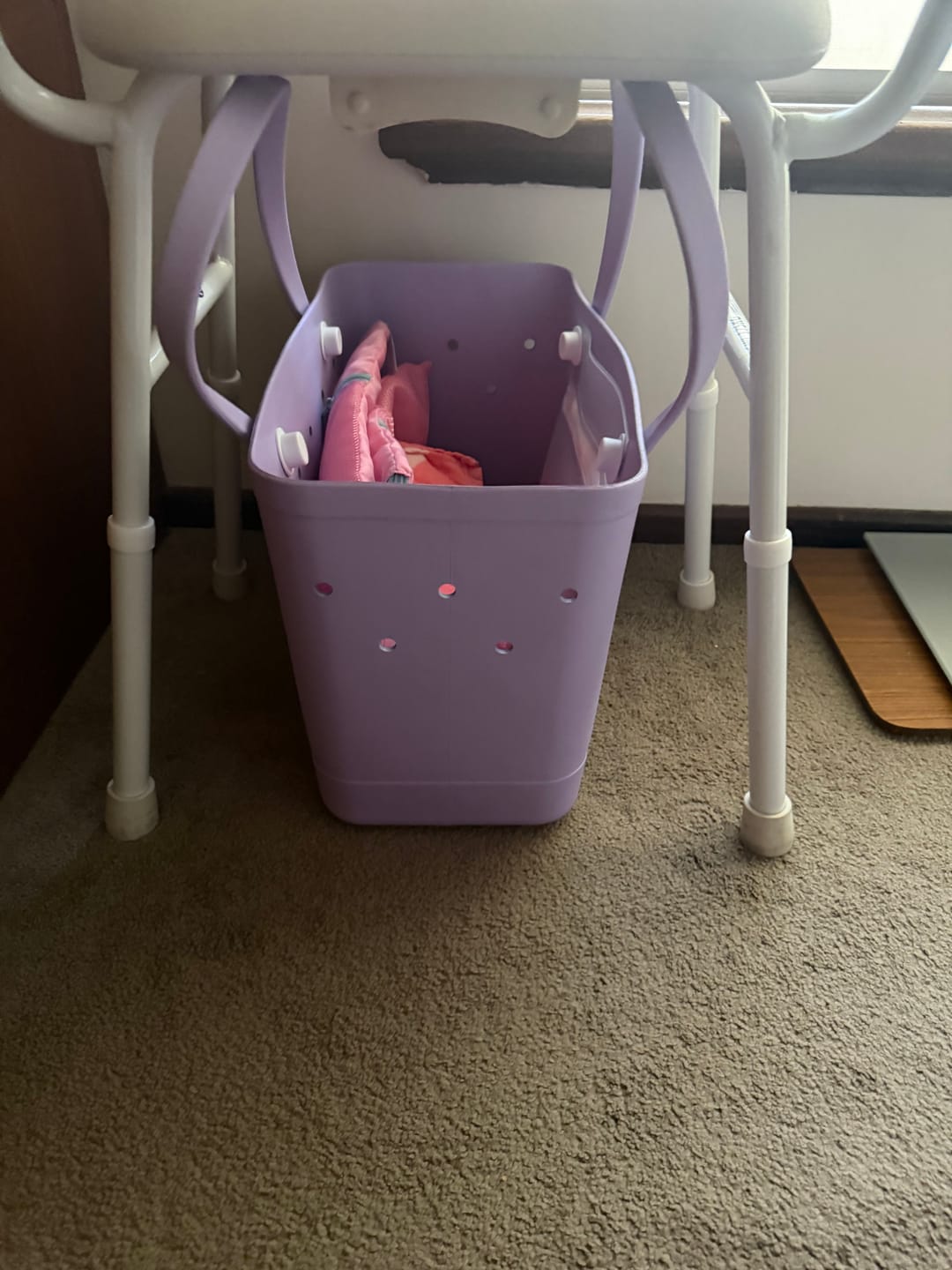 Customer photo review of Maxi Tribe Bag in Mermaid Purple