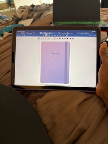 Customer photo review of Digital Planner - 2026 Weekly & Daily - Lavender Dream Bundle