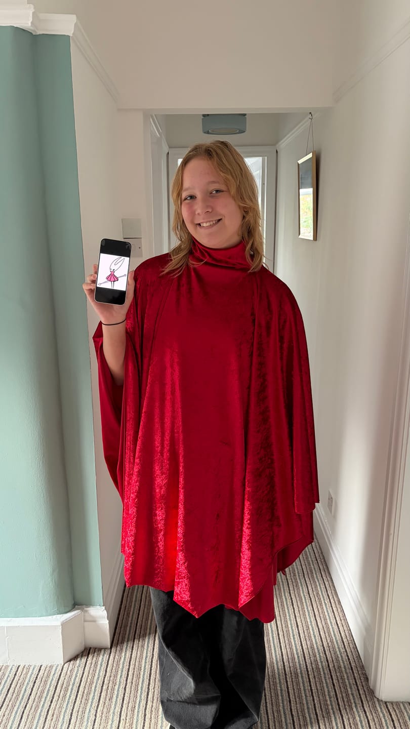 Customer photo review of Crushed Velvet Fabric