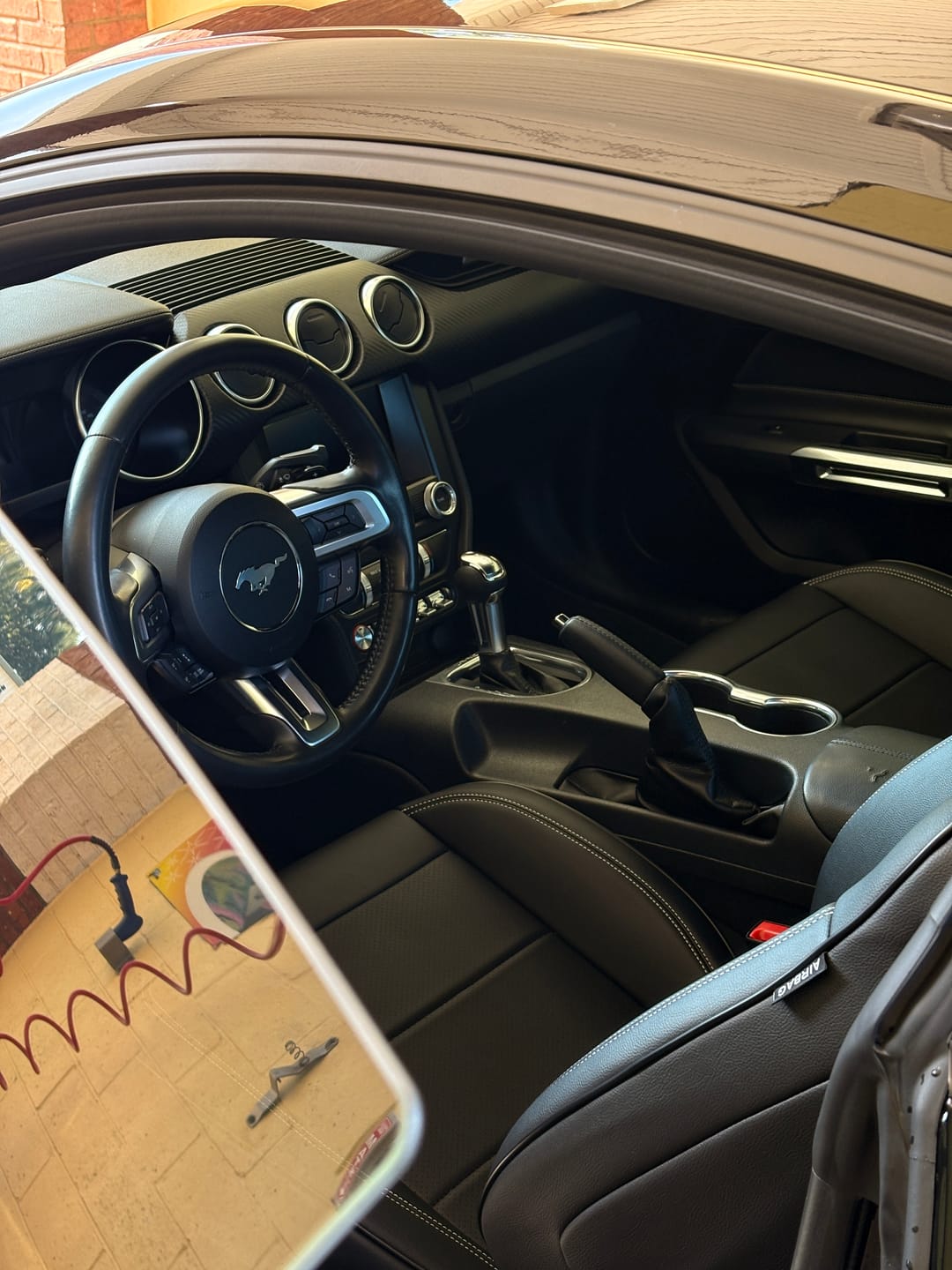Customer photo review of 2015-23 Ford Mustang S550 Coupe Leather Seat Covers