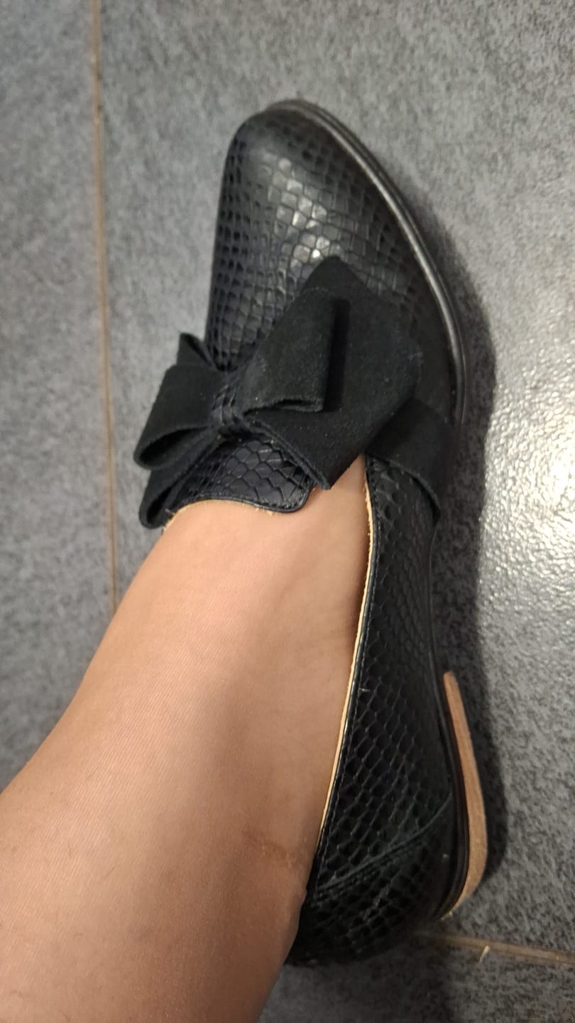 Customer photo review of Mocasín Rosita Amatista
