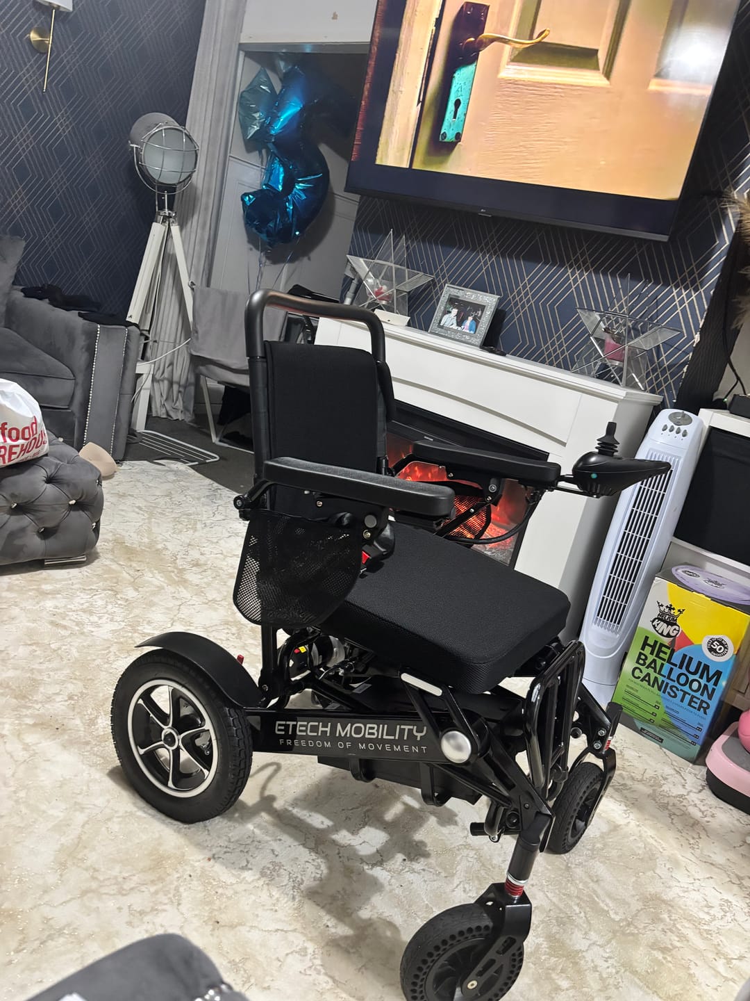 Customer photo review of Lightweight Electric Wheelchair | Folding Powerchair | Freedom Pro ST