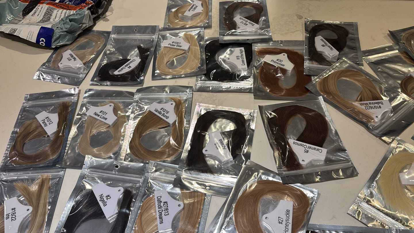 Customer photo review of Heat Resistant Colour Sample #1 Black Magic