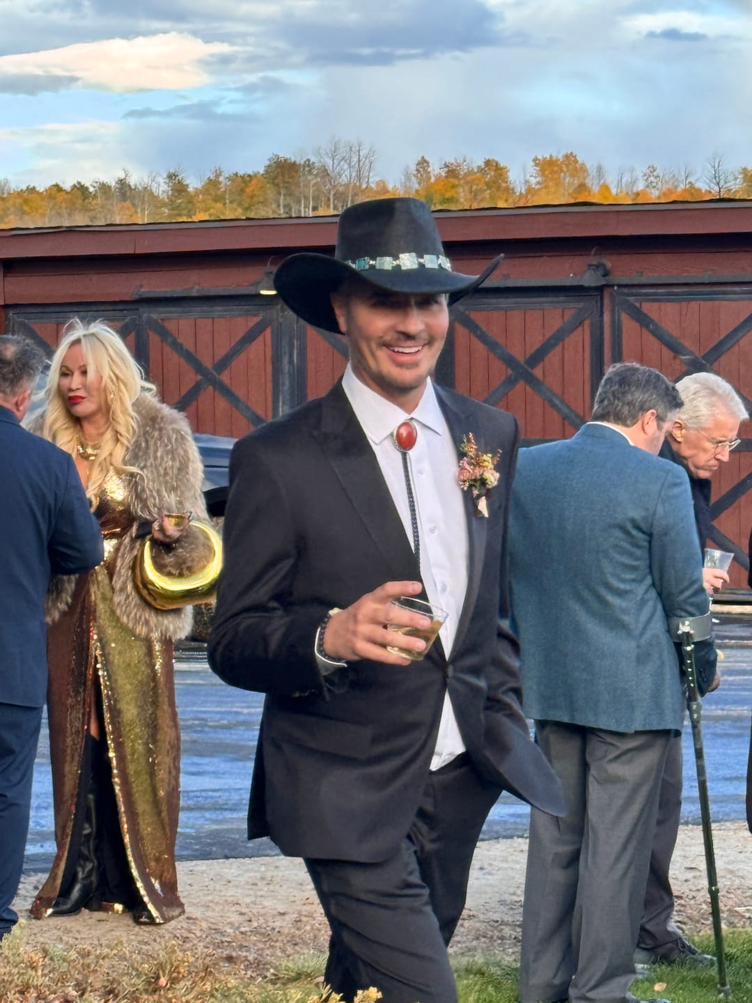Customer photo review of The Sedona Stone - Bolo Tie and Gift Box