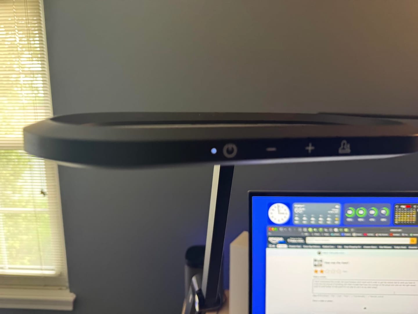 Customer photo review of Double-Sided Home Office Lighting with Clamp EaseGlow H01