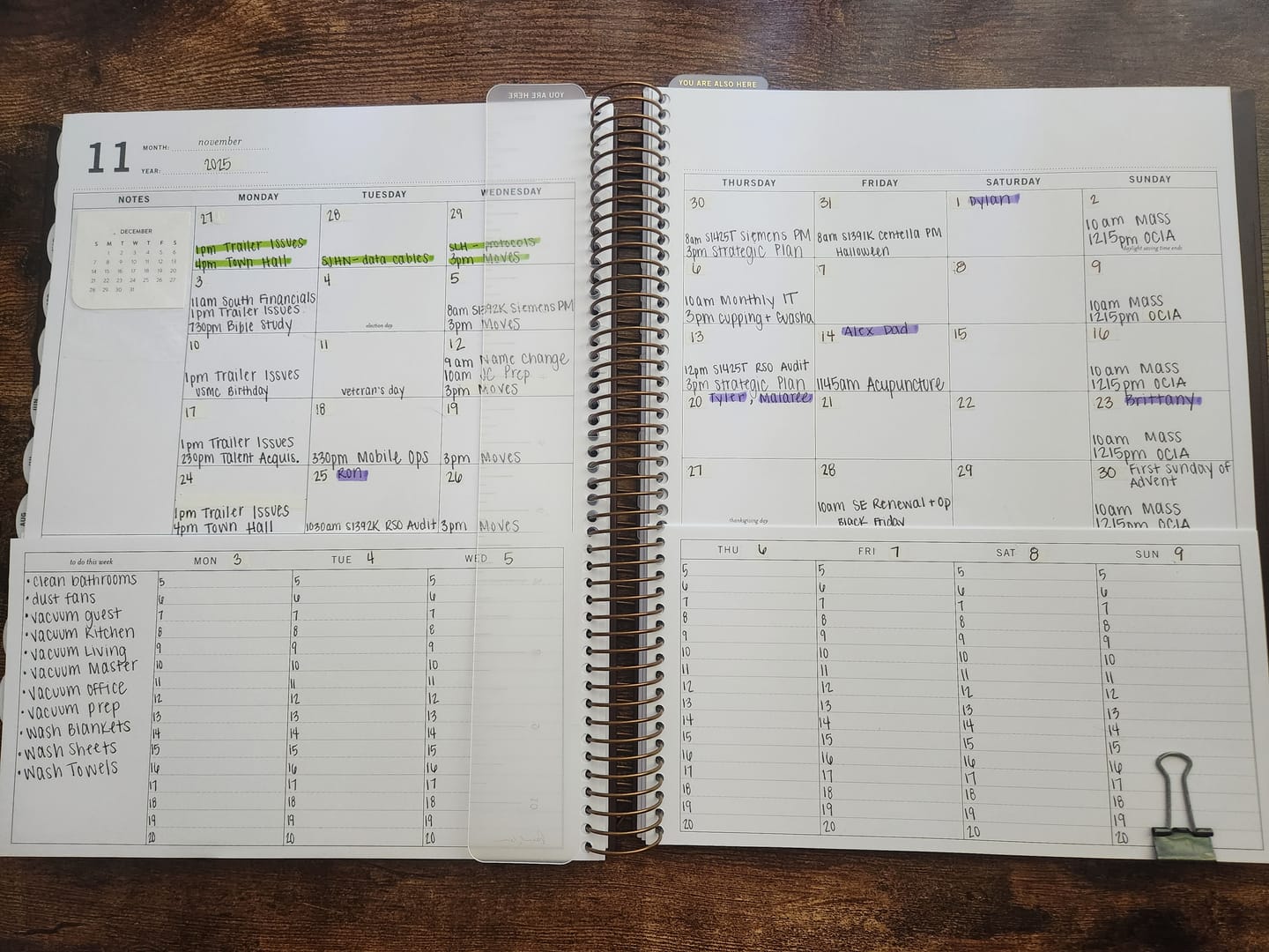 Customer photo review of 2026 | The Scout Planner | Mr. Darcy's Study (portrait)