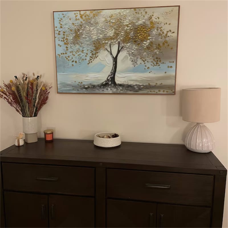 Customer photo review of Tree Abstract Textured Wall Art #TP042