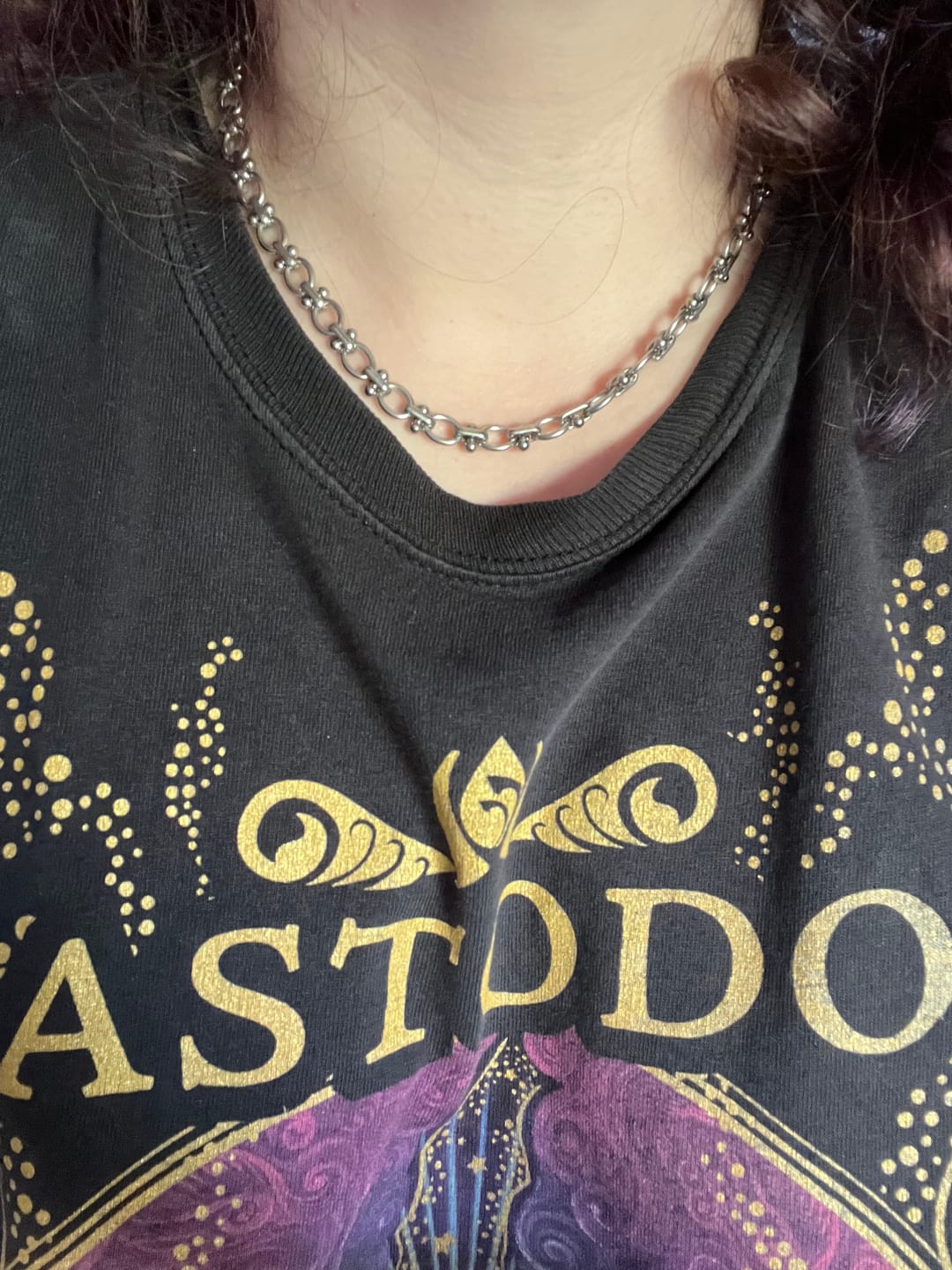 Customer photo review of Raven Bar Link Chain