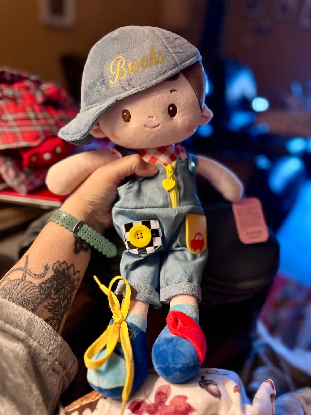Customer photo review of Personalized Crayon Charles - Montessori Doll