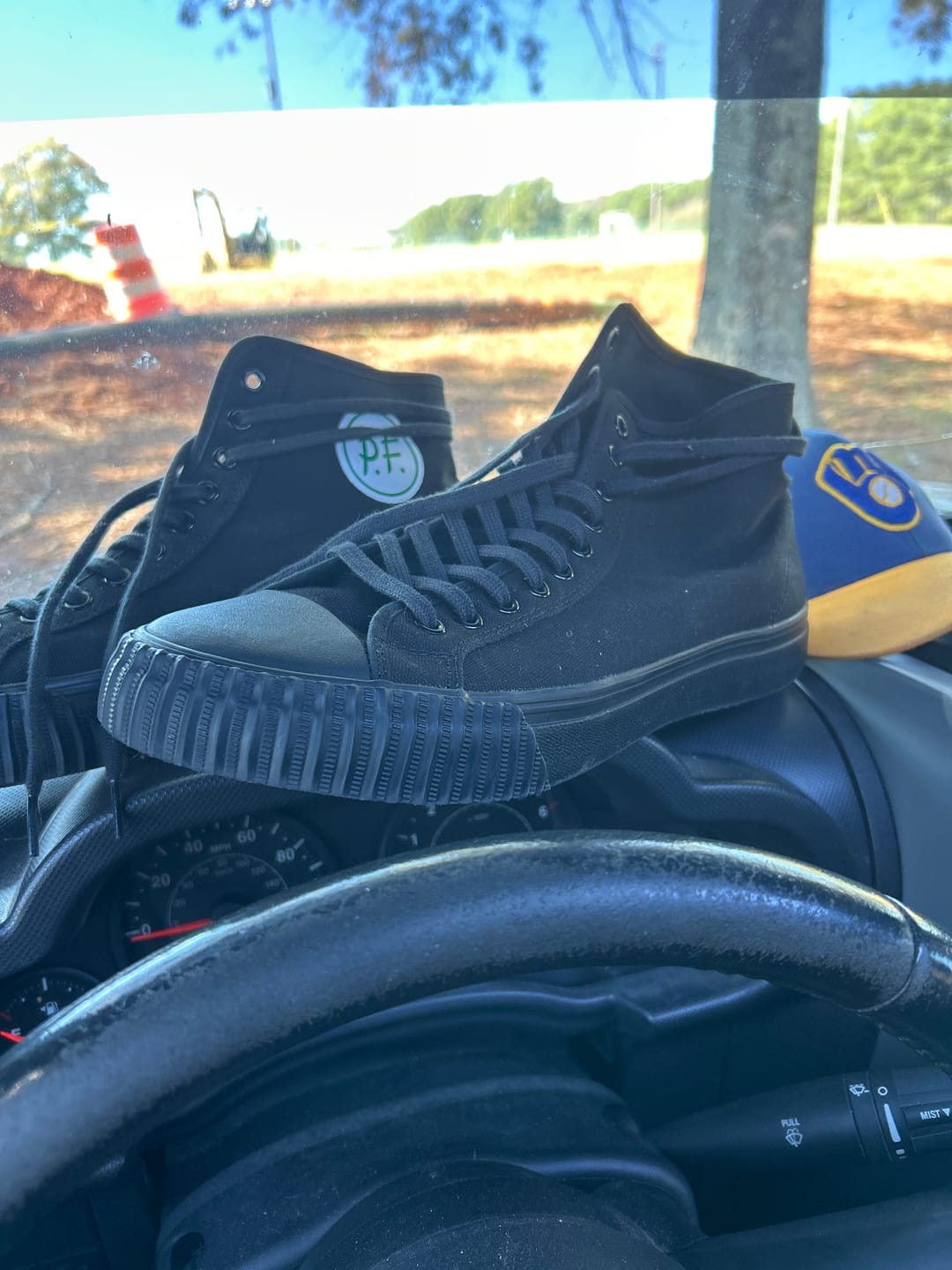 Customer photo review of 1993 Center High-Top Black