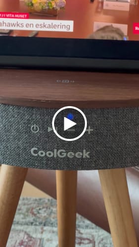 Customer video review of R1 Bluetooth Speaker Side Table