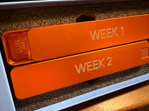 Customer photo review of Weekly AM-PM Pill Case 2.0