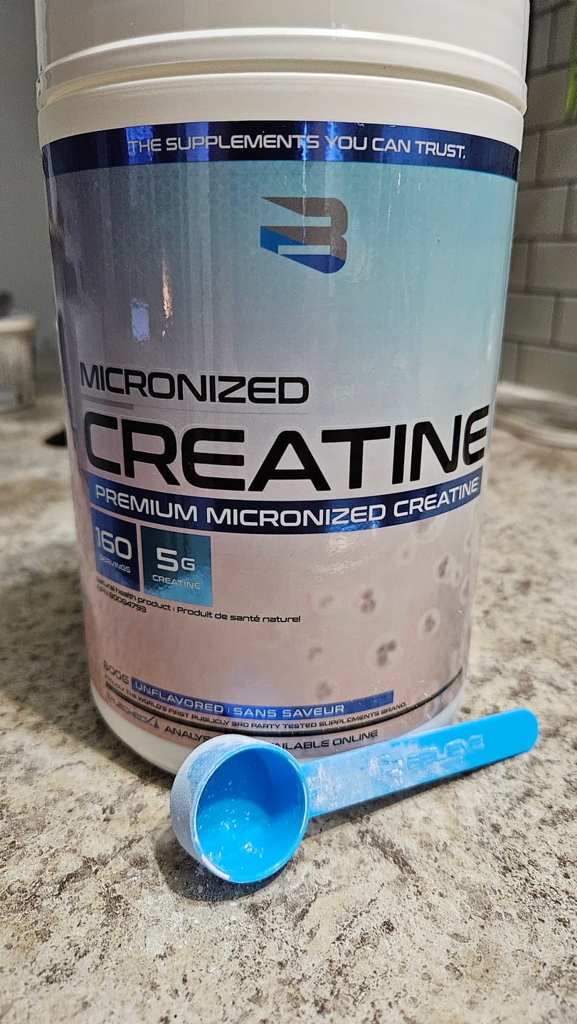 Customer photo review of Believe - Créatine Micronisée 800g