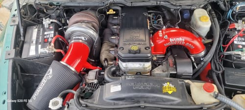 Customer photo review of 2003-2007 Cummins High Mount Pusher Compound Turbo System (PDC0307HM)