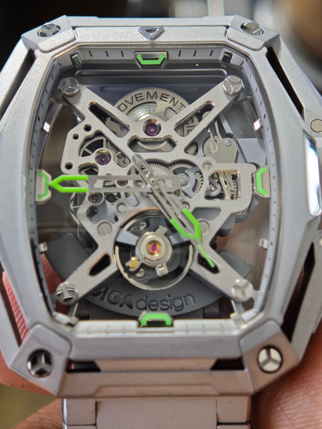 Customer photo review of Reloj Ciga Design Z Series City Hunter Automático Acero 43mm Plateado