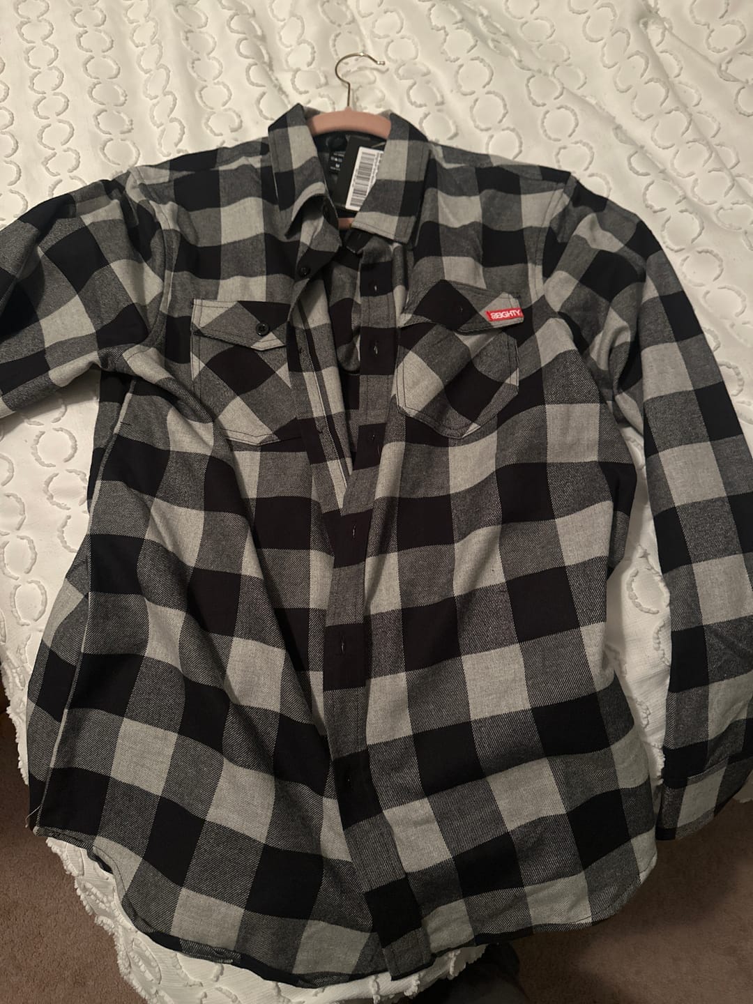 Customer photo review of 80Eighty® Gray-Black Flannel