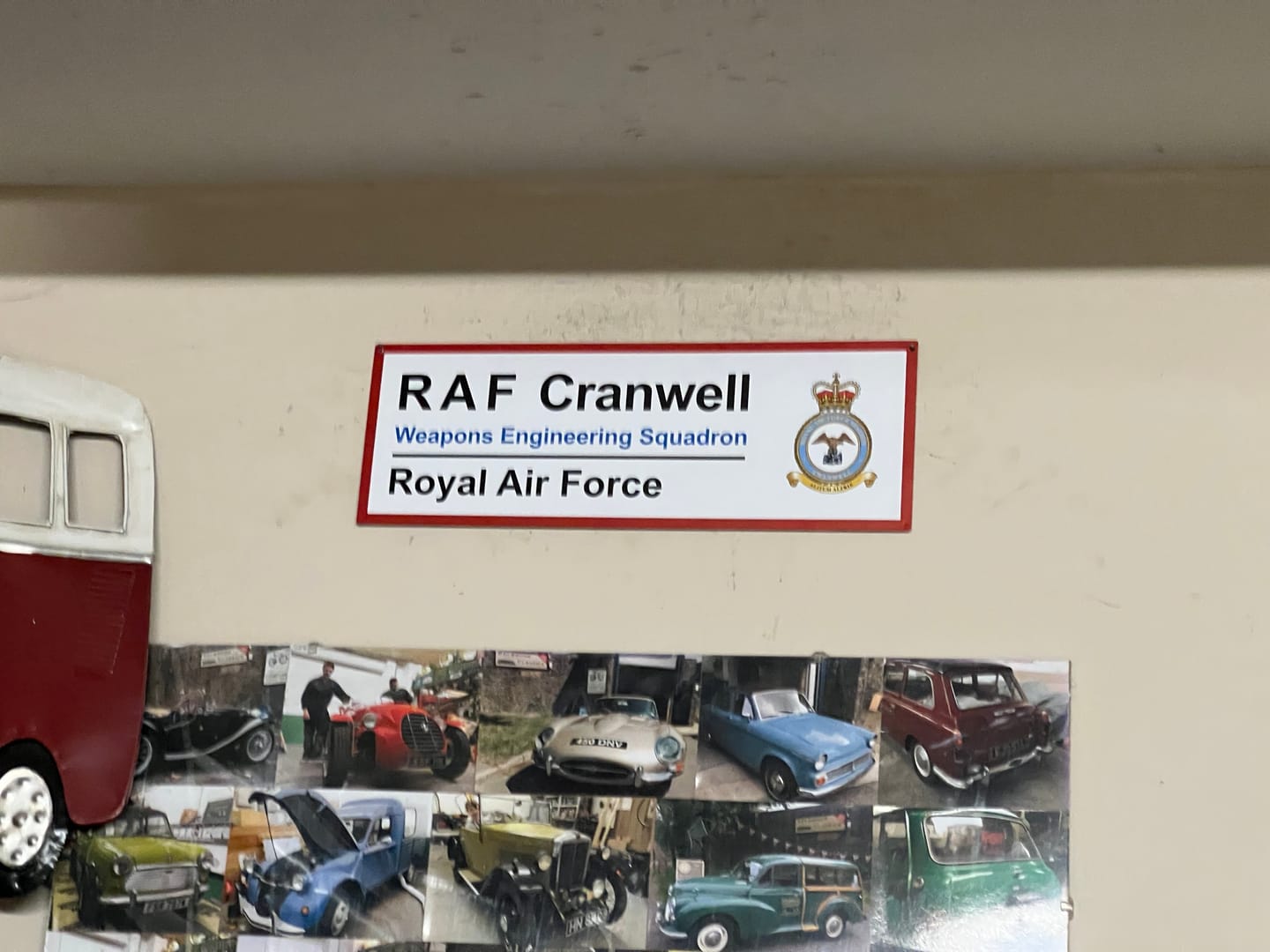 Customer photo review of RAF Station Wall Sign