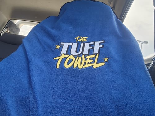Customer photo review of Waterproof Car Towel Seat Cover