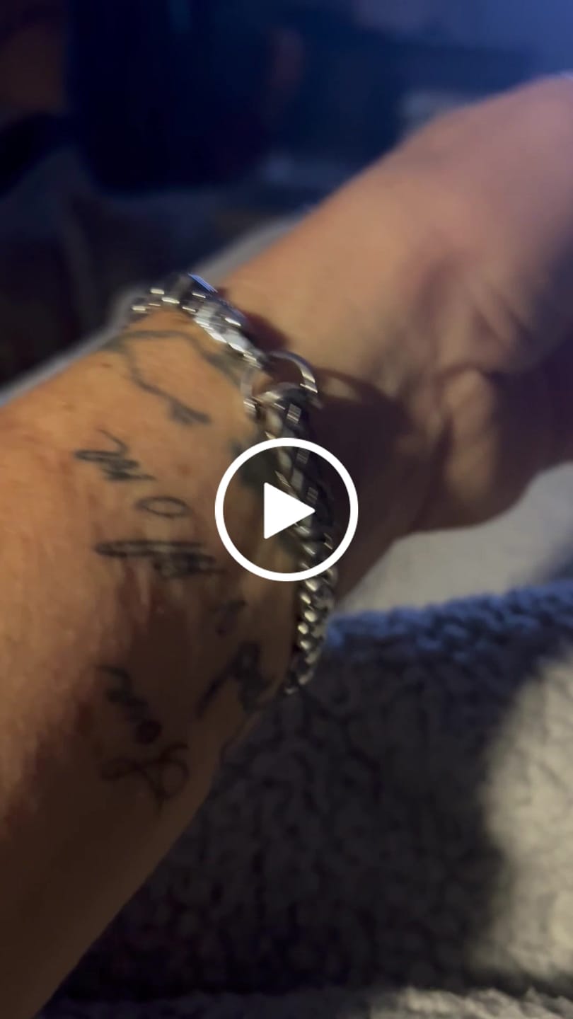 Customer video review of Rugged Cylinder Urn Bracelet