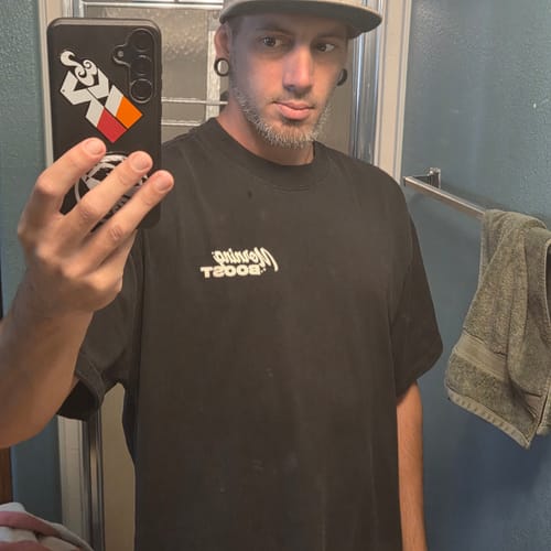 Customer photo review of MORNING BOOST (LIMITED EDITION) OVERSIZED BOX TEE