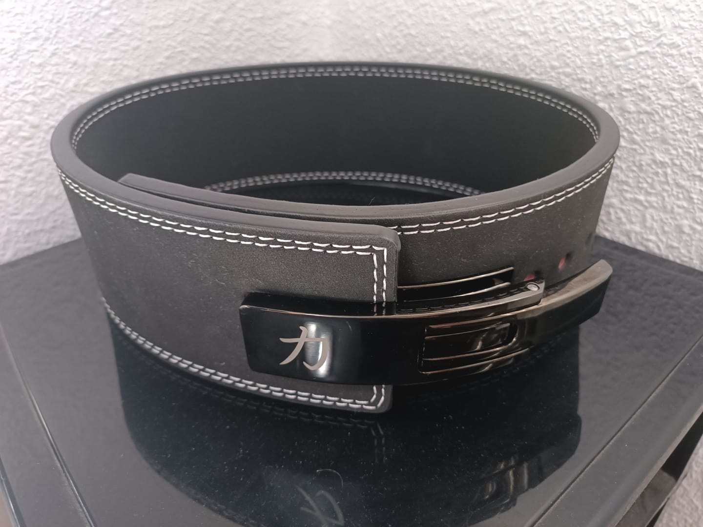 Customer photo review of Black Lever Belt, 10mm - IPF Approved