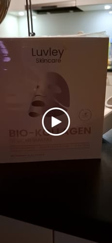 Customer video review of Bio-Kollagen Gesichtsmaske