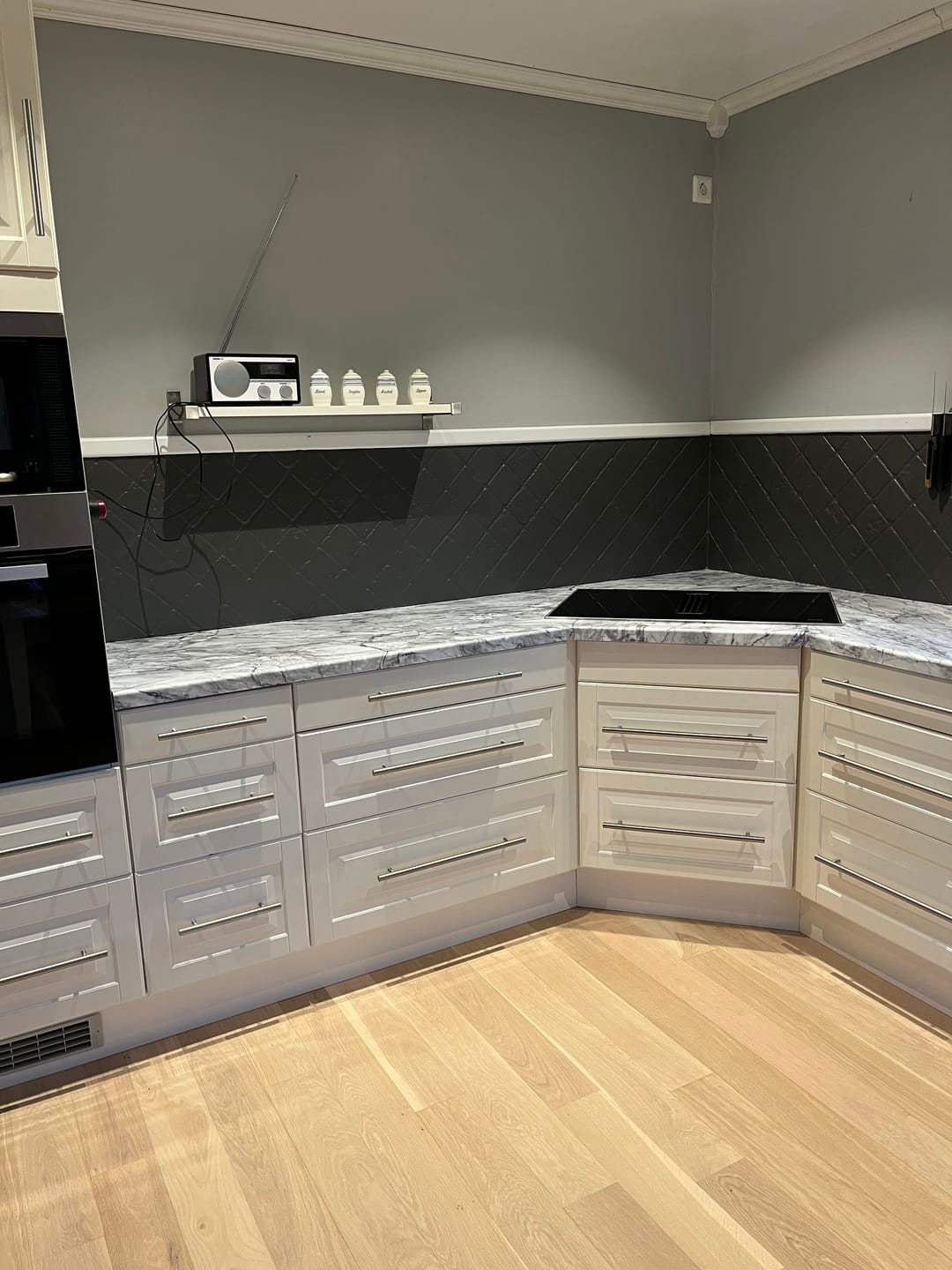 Customer photo review of Cortes marmor gold kontaktplast
