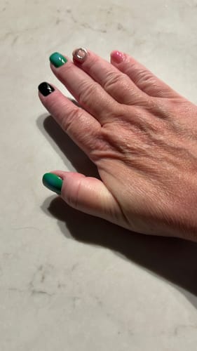 Customer photo review of Your Loss Press On Nails (24PC)