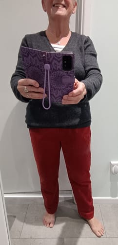 Customer photo review of Charcoal Grey Cashmere V Neck Jumper Medium