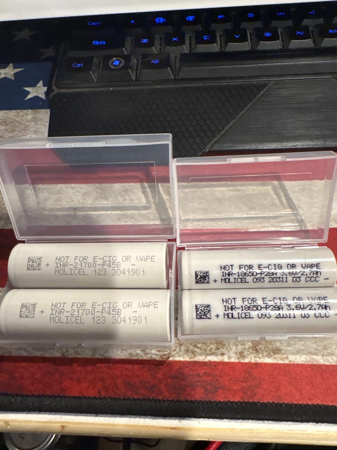 Customer photo review of Molicel P28A 18650 2800mAh 35A Battery