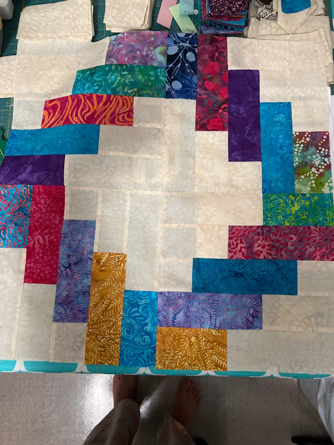 Customer photo review of Jelly Twist Quilt Pattern