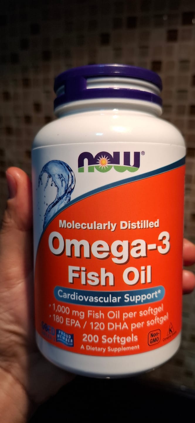 Customer photo review of NOW Foods Omega 3 1000mg, 200 Softgels