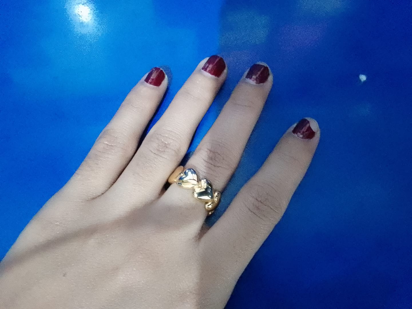 Customer photo review of Passion Heart Ring