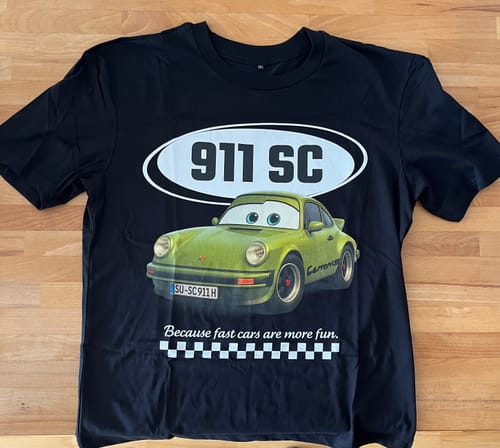 Customer photo review of CAR VINTAGE - Personalisierbares T-Shirt Unisex