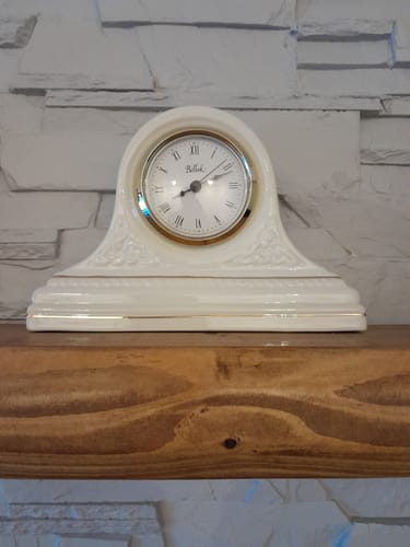 Customer photo review of Belleek Classic Celtic Mantel Clock