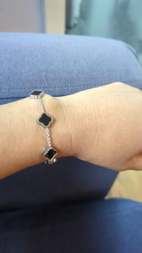 Customer photo review of Celine Clover Bracelet