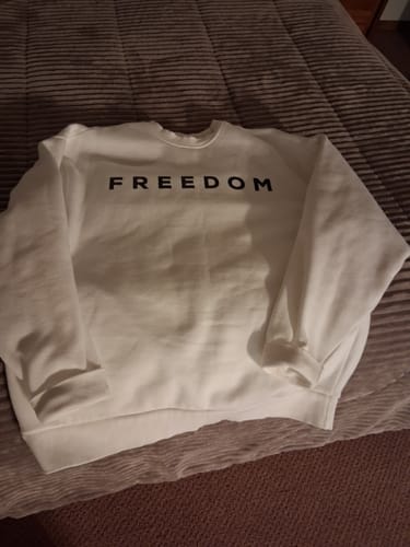 Customer photo review of Freedom Crewneck