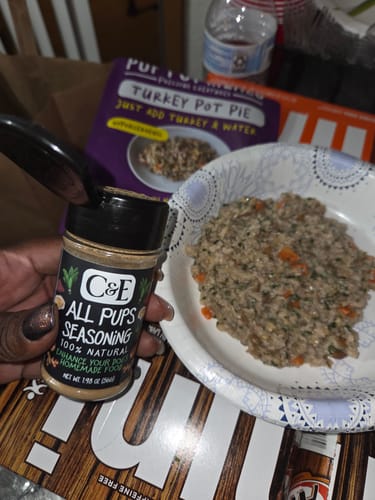 Customer photo review of Pup Pot Meals - Variety Pack