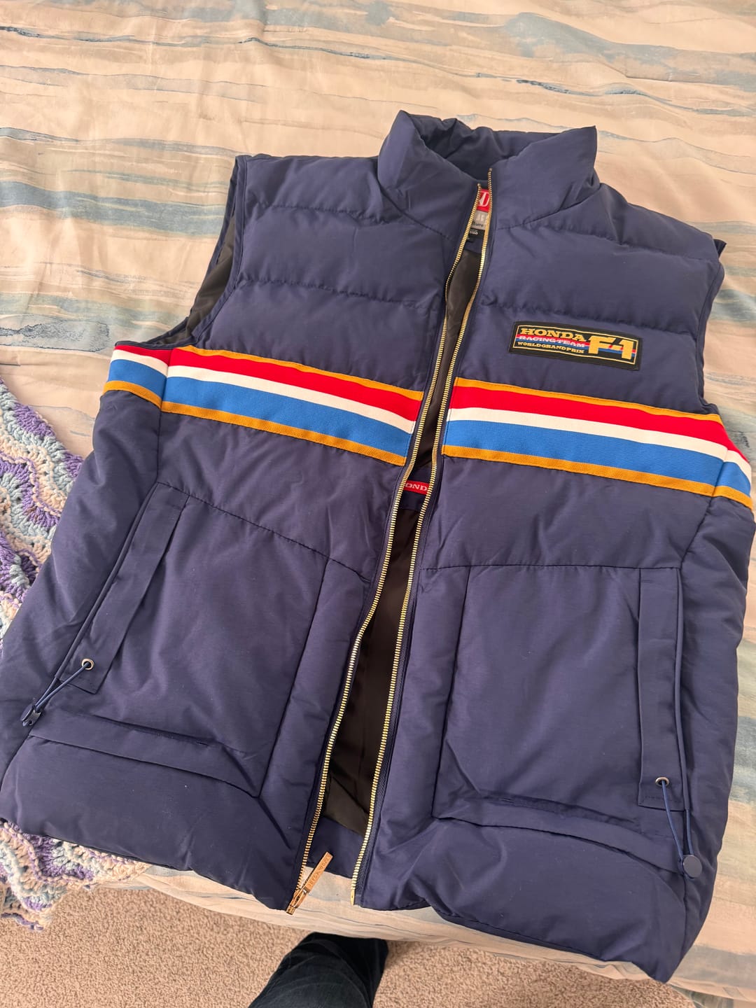 Customer photo review of 1986 Honda F1 Team Vest
