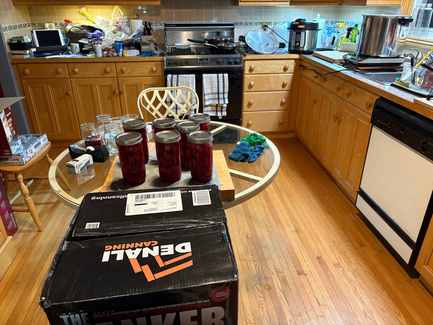 Customer photo review of THE TANKER™ 23 Quart Pressure Canner & Cooker by Denali