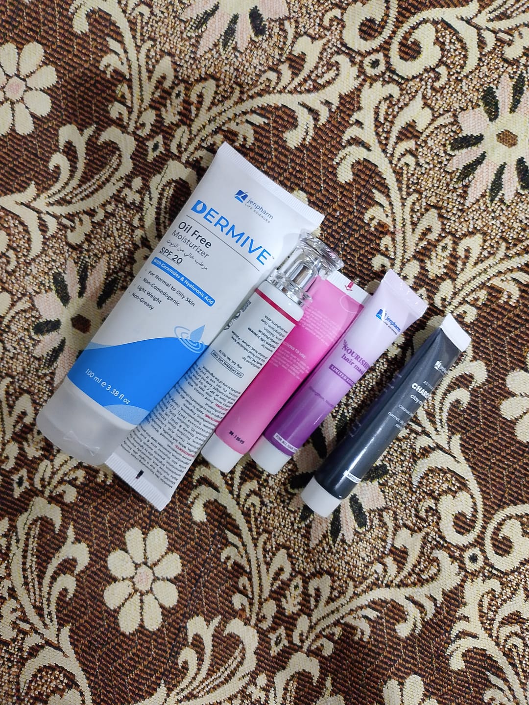 Customer photo review of Brightening Pink Clay Mask
