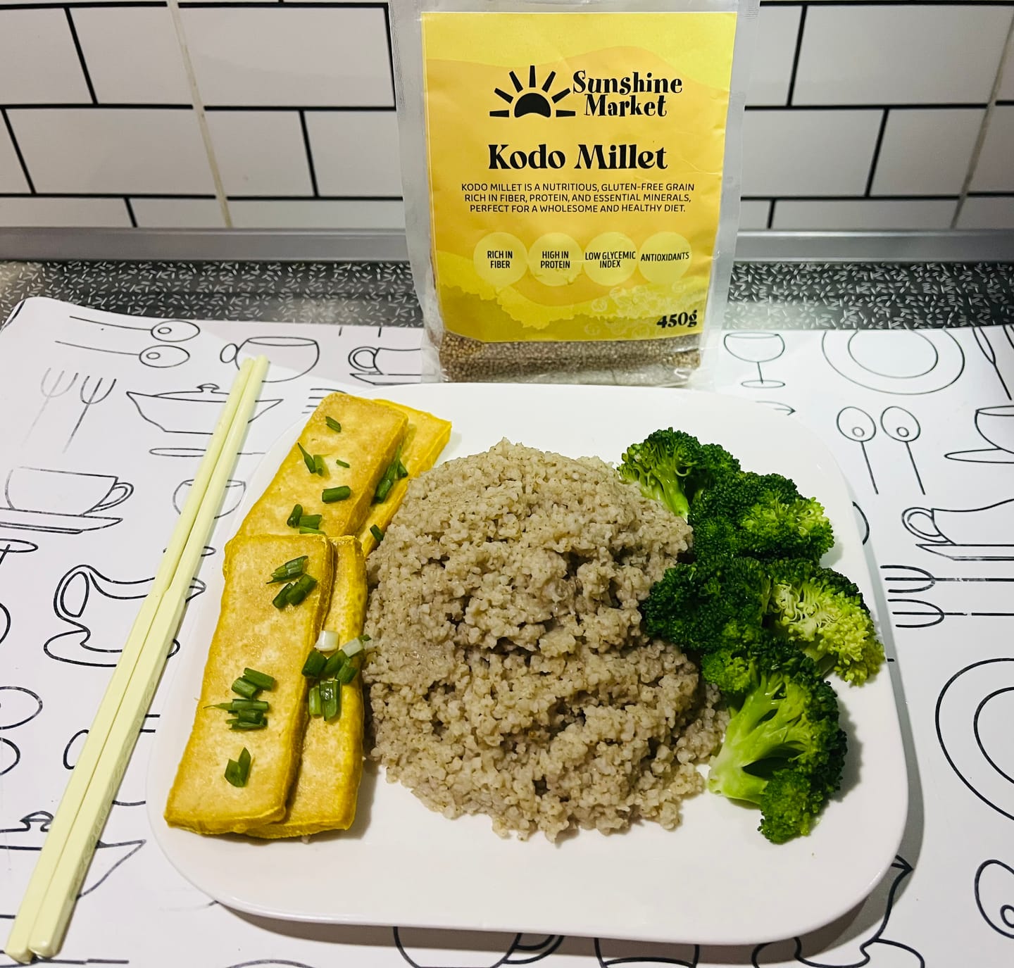 Customer photo review of .Sunshine Market Kodo Millet (450g)