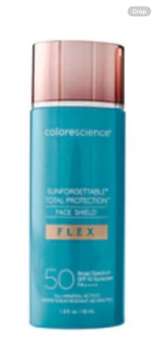 Customer photo review of Colorescience Sunforgettable Total Protection Face Shield Flex SPF 50
