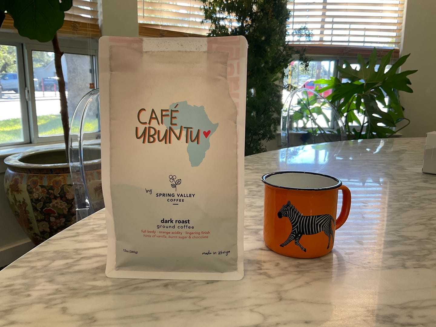 Customer photo review of Café Ubuntu - Dark Roast [Espresso] - Ground Coffee