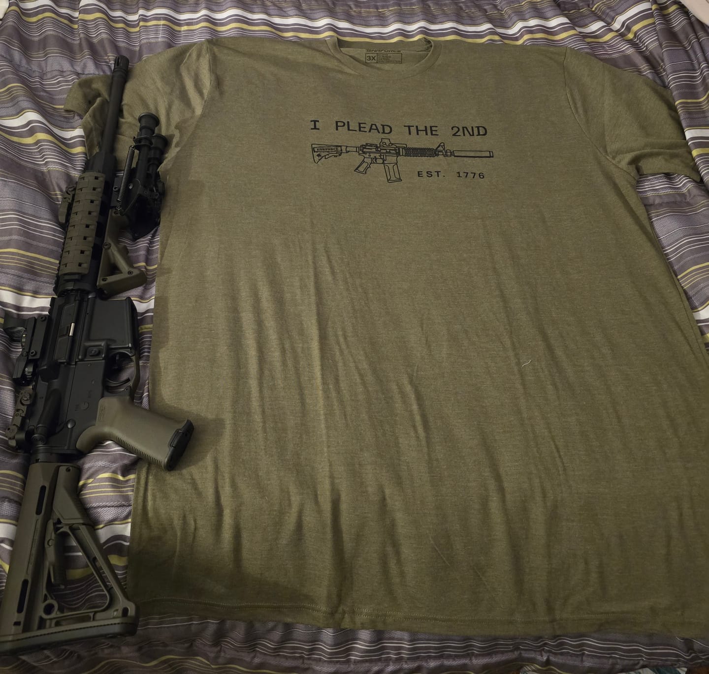 Customer photo review of I Plead The 2nd - Tee
