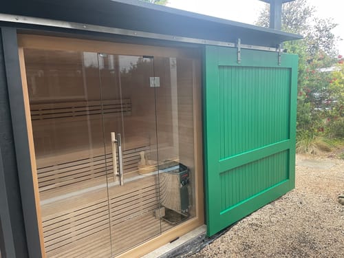 Customer photo review of 4-6 Person Traditional Sauna - 6kw Harvia Heater