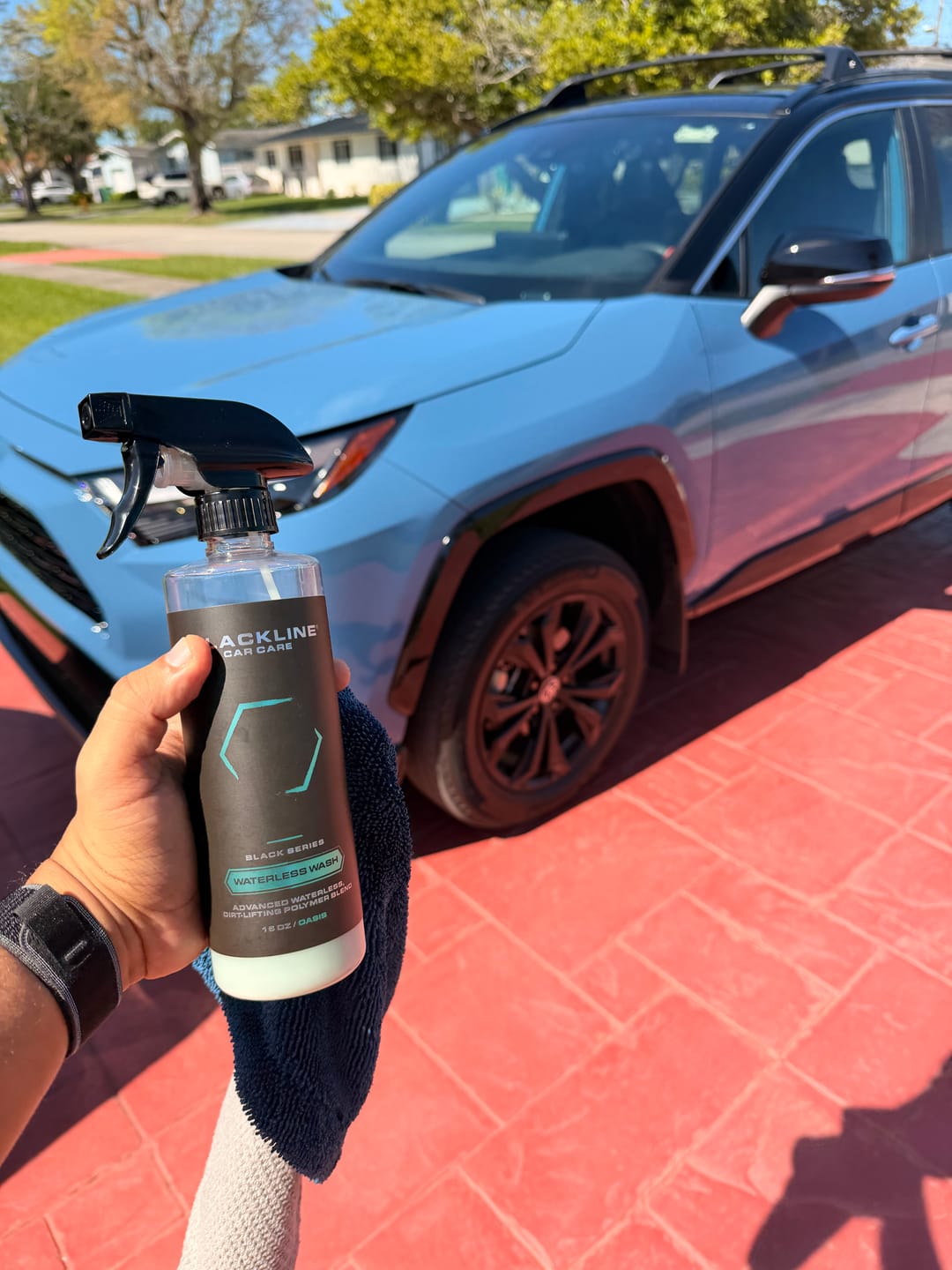 Customer photo review of BLACKLINE® WATERLESS WASH